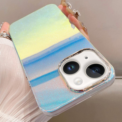 For iPhone 13 Mirror Glitter IMD Phone Case(Blue) For iPhone 13 Mirror Glitter IMD Phone Case(Blue)