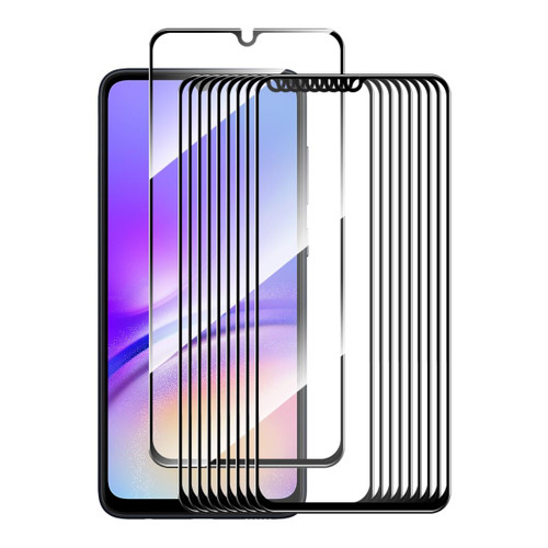 For Samsung Galaxy A05 10pcs ENKAY Hat-Prince Full Glue High Aluminum-silicon Tempered Glass Film