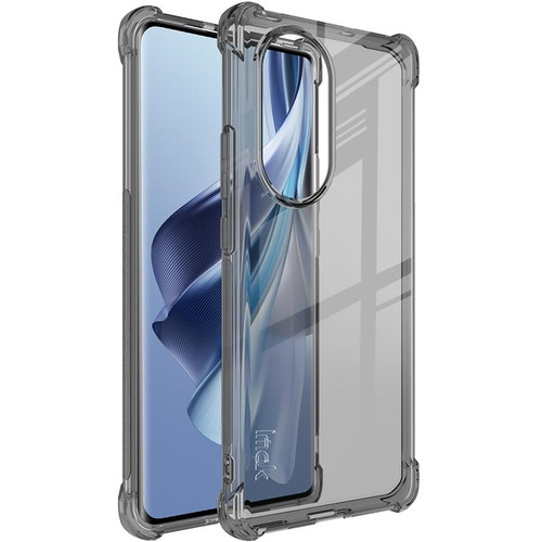 For OPPO Reno10 5G Global / Reno10 Pro 5G Global imak Shockproof Airbag TPU Phone Case(Transparent Black)