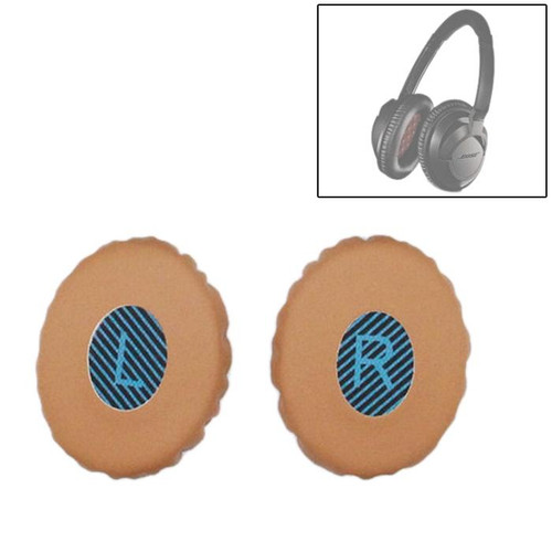 1 Pair For Bose OE2 / OE2i / SoundTrue Headset Cushion Sponge Cover Earmuffs Replacement Earpads(Khaki)