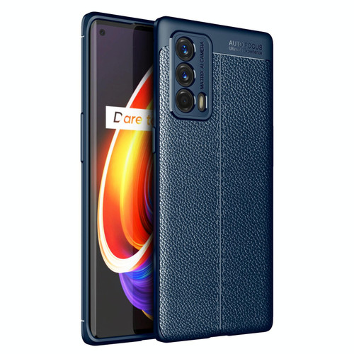 For OPPO Realme X7 Pro Ultra Litchi Texture TPU Shockproof Case(Blue) For OPPO Realme X7 Pro Ultra Litchi Texture TPU Shockproof Case(Blue)