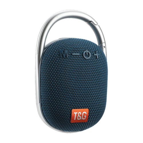 T&G TG321 TWS Portable Wireless Outdoor Mini Speaker with LED Light(Blue)