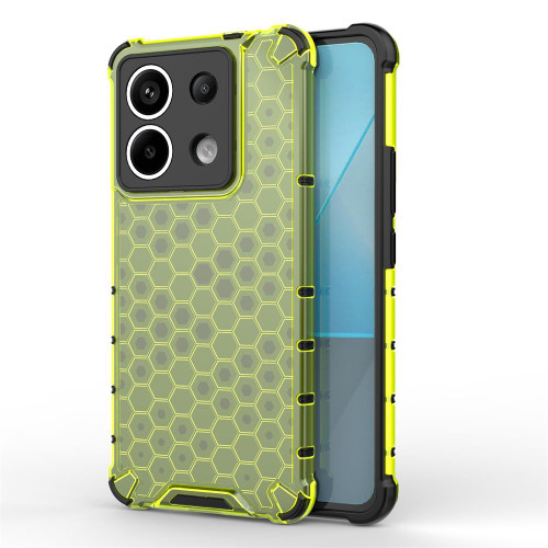 For Redmi Note 13 Pro Shockproof Honeycomb Phone Case(Green)