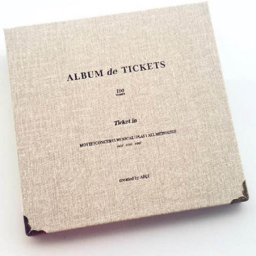 Bill Storage Book Concert Tickets Movie Ticket Train Ticket Favorites Albums Book(Gray White) Bill Storage Book Concert Tickets Movie Ticket Train Ticket Favorites Albums Book(Gray White)