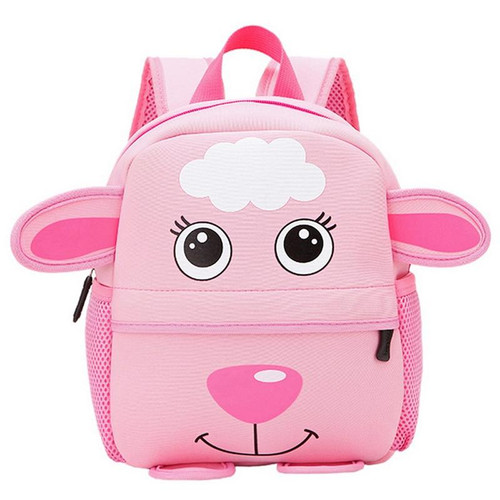 Cute Kid Toddler School Bags Kindergarten Children bag 3D Cartoon Animal Bag(Goat)