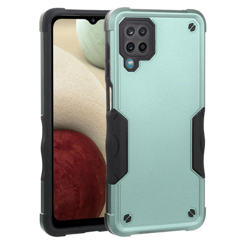 For Samsung Galaxy A12 5G Non-slip Armor Phone Case(Green) For Samsung Galaxy A12 5G Non-slip Armor Phone Case(Green)