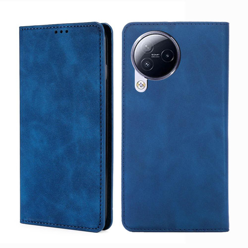 For Xiaomi Civi 3 5G Skin Feel Magnetic Leather Phone Case(Blue) For Xiaomi Civi 3 5G Skin Feel Magnetic Leather Phone Case(Blue)