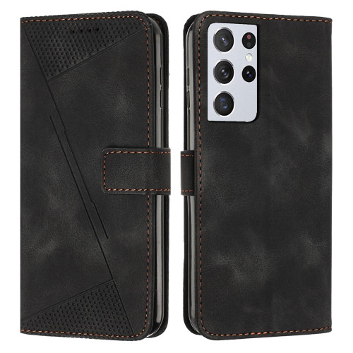 For Samsung Galaxy S21 Ultra 5G Dream Triangle Leather Phone Case with Lanyard(Black) For Samsung Galaxy S21 Ultra 5G Dream Triangle Leather Phone Case with Lanyard(Black)