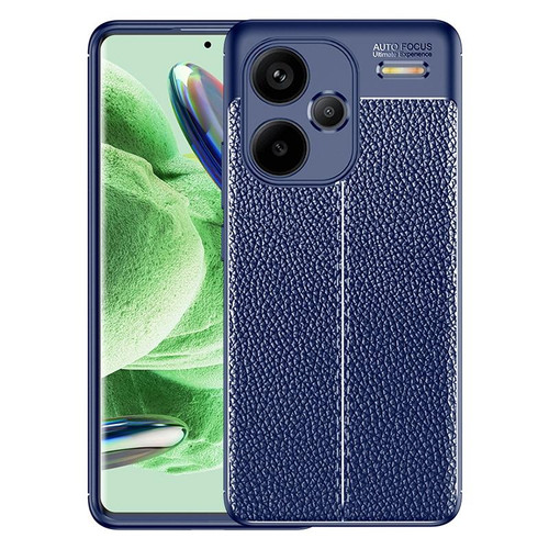 For Xiaomi Redmi Note 13 Pro+ Litchi Texture Shockproof TPU Phone Case(Blue)