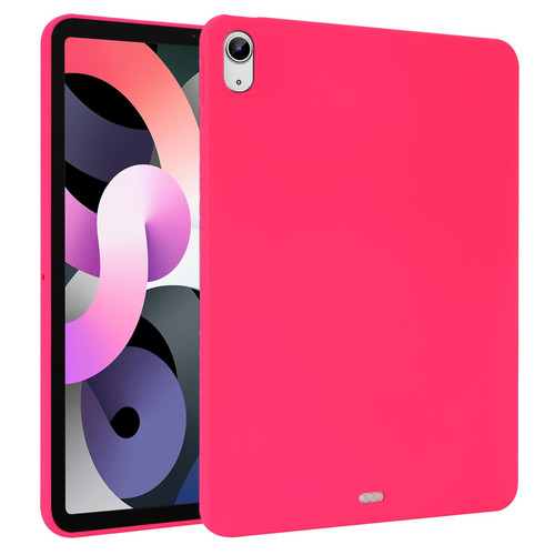 For iPad Air 10.9 2022 / Pro 11 2018 Oil Spray Skin-friendly TPU Tablet Case(Rose Red)