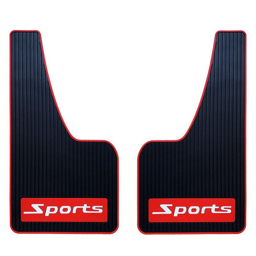 2pcs Car Tire Mud Flap Modification Plastic Anti-Splash Mud Flap, Style: Large Sports