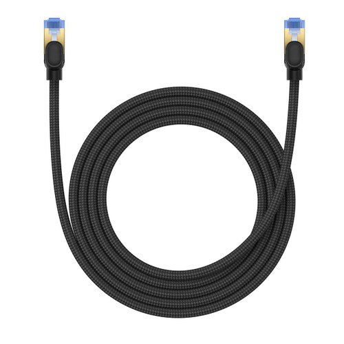 Baseus PCWL-A106 High Speed CAT7 10Gigabit Ethernet Braided Cable, Length:2m(Black) Baseus PCWL-A106 High Speed CAT7 10Gigabit Ethernet Braided Cable, Length:2m(Black)
