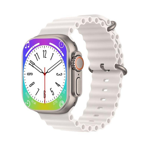 S800 Ultra Max Smart Bracelet, 1.5 inch Silicone Band Smart Watch, Bluetooth Call / Heart Rate / Blood Pressure / Blood Oxygen(White)