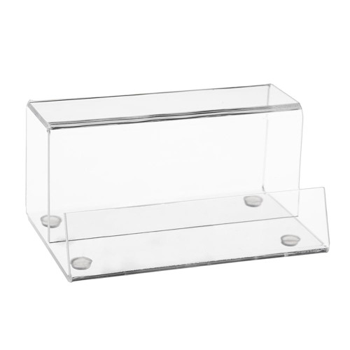 YX069 Acrylic Vinyl Records Rack Desktop CD Display Stand (Transparent)