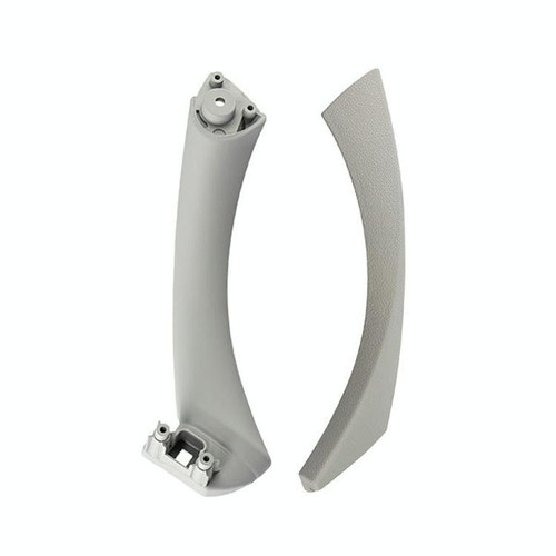 Car Left Side Inner Armrest Door Handle Assembly for BMW E90 2005-2012, Left and Right Drive Universal (Grey)