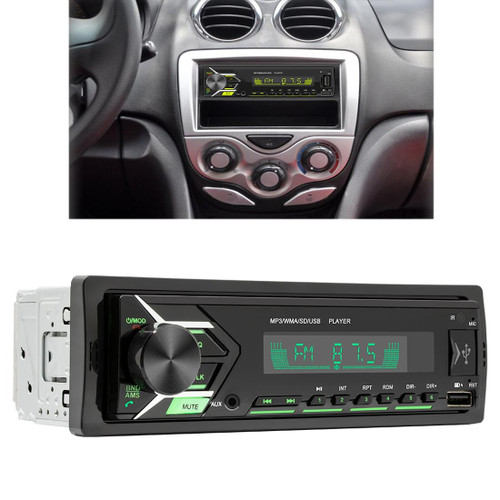 SWM503 Car Radio Receiver MP3 Player with Remote Control, Support FM & Bluetooth & USB & AUX & TF Card