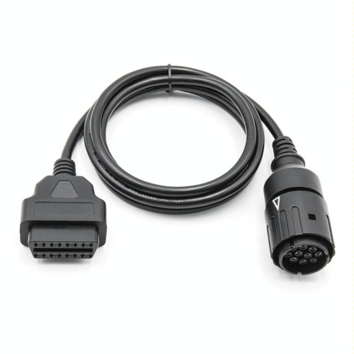 Motorcycle OBD Cable 10PIN to 16PIN Connector Cable for BMW Motorcycle OBD Cable 10PIN to 16PIN Connector Cable for BMW
