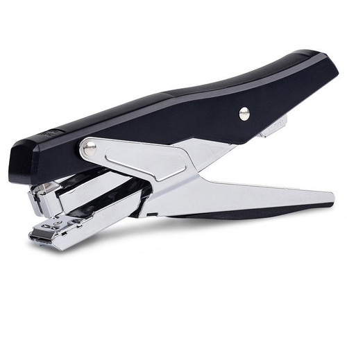 Deli  Labor-saving Stapler NO.12 Handheld Stapler Papers Stapling Machine, Spec: 0329 Black