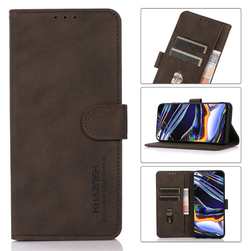 For Xiaomi Redmi Note 13 Pro KHAZNEH Matte Texture Leather Phone Case(Brown)