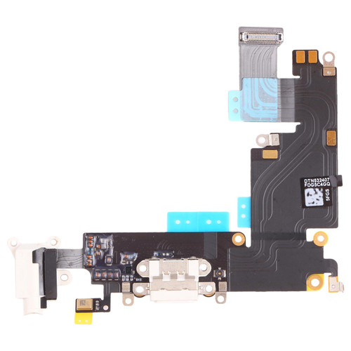 Original Charging Port Flex Cable for iPhone 6 Plus(White)