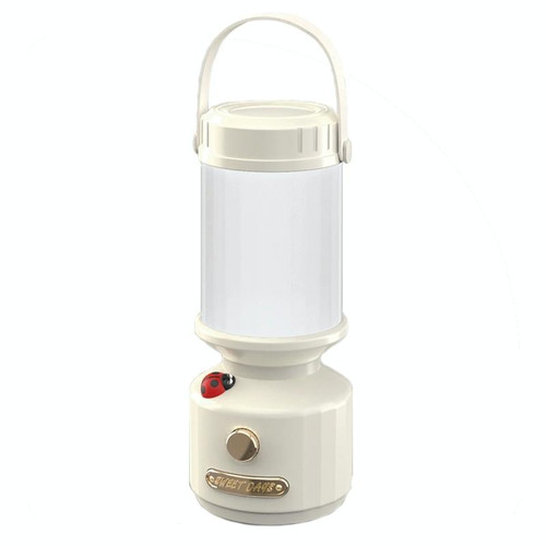 Tripolar Dimmable LED Bedside Night Light Camping Decorative Ambient Light(White)