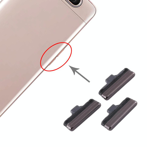 For Samsung Galaxy A80 Power Button and Volume Control Button(Black)