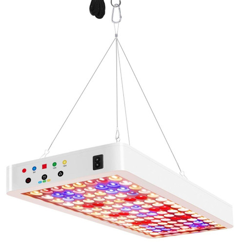 LED Plant Grow Light Indoor Timing Remote Control Grow Light Full Spectrum Nursery Fill Lights, Plug: US