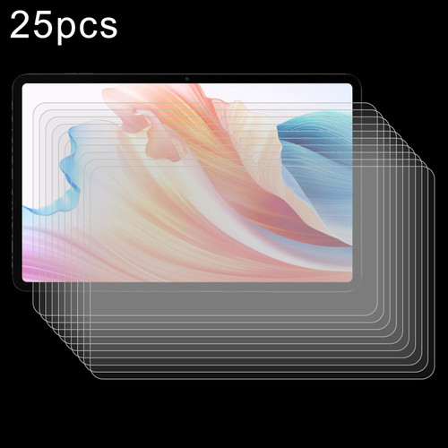 For Blackview Tab 18 25pcs 9H 0.3mm Explosion-proof Tempered Glass Film