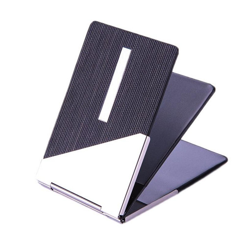 Motor Vehicle Driver License Metal Document Holder(Stripe Black)
