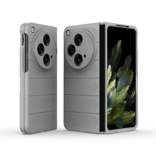 For OPPO Find N3 Magic Shield Fold PC Shockproof Phone Case(Grey)