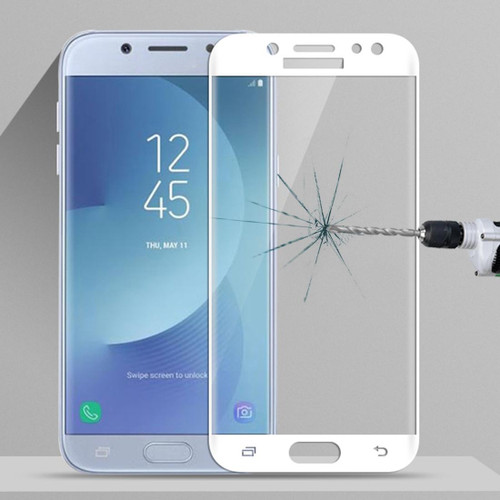 MOFI for Galaxy J7 (2017) Ultrathin 3D Curved Glass Film Screen Protector (White)