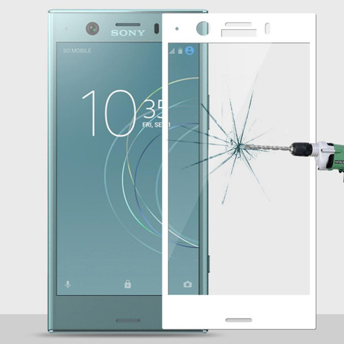 MOFI for Sony Xperia XZ1 CompactXZ1 MINI) Full Screen 9H Hardness 2.5D Explosion-proof Tempered Glass Screen Film (White)