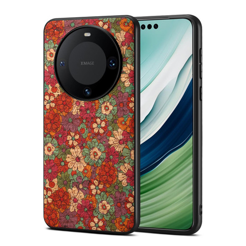 For Huawei Mate 60 Pro / 60 Pro+ Four Seasons Flower Language Series TPU Phone Case(Summer Red)