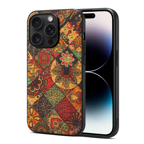 For iPhone 14 Pro Max Four Seasons Flower Language Series TPU Phone Case(Autumn Yellow)