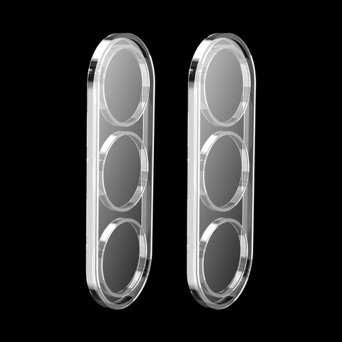 For Samsung Galaxy A25 2pcs ENKAY Hat-Prince 9H Rear Camera Lens Tempered Glass Film(Transparent)