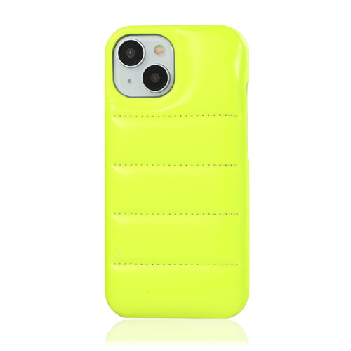 For iPhone 13 Pro Laser Aurora Down Jacket All-inclusive Phone Case(Green)