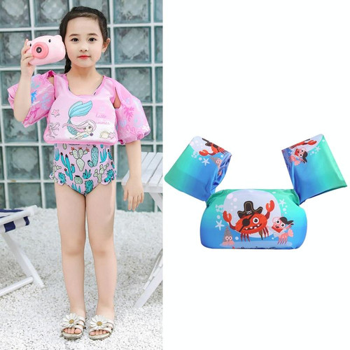 Children Swimming Foam Arm Ring Baby Swimming Equipment Floating Ring Water Sleeve Buoyancy Vest(Blue Crab) Children Swimming Foam Arm Ring Baby Swimming Equipment Floating Ring Water Sleeve Buoyancy Vest(Blue Crab)