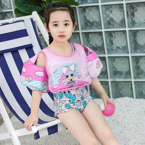 Vest-Style Children Life Jacket Baby Swimming Free Inflatable Arm Foam Life Buoy(Bow Doll) Vest-Style Children Life Jacket Baby Swimming Free Inflatable Arm Foam Life Buoy(Bow Doll)