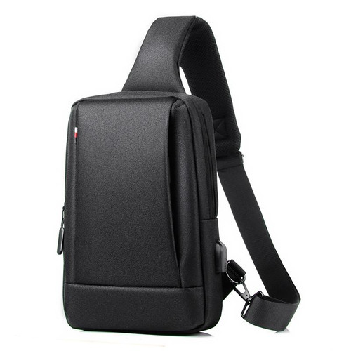OUMANTU 903 Oxford Cloth Chest Bag Business Casual One-shoulder Crossbody Bag(Black) OUMANTU 903 Oxford Cloth Chest Bag Business Casual One-shoulder Crossbody Bag(Black)