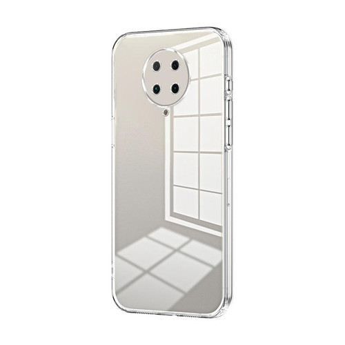 For Xiaomi Redmi K30 Pro / K30 Ultra Transparent Plating Fine Hole Phone Case(Transparent)