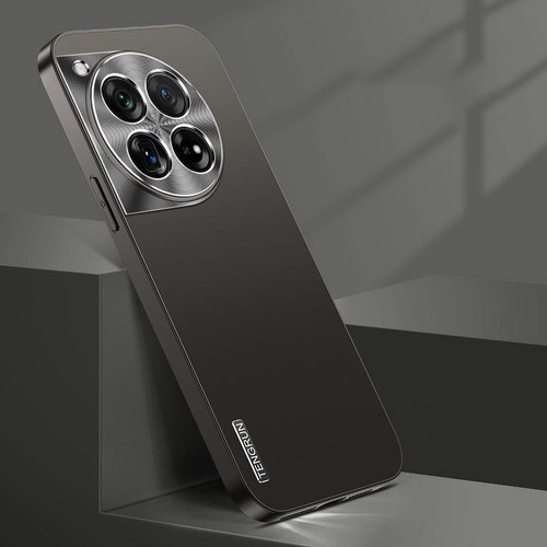 For OnePlus 12 Streamer Series Micro Frosted Metal Paint PC Phone Case(Black)