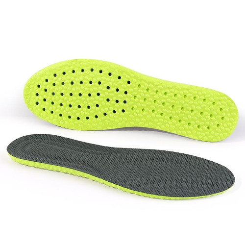Wormwood Deodorant Running Insoles Memory Foam Breathable Orthopedic Shoes Pad, Size: 36(Black)