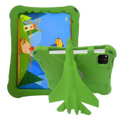 For iPad 10th Gen 10.9 2022 360 Rotation Aircraft Holder EVA Shockproof Tablet Case(Green)