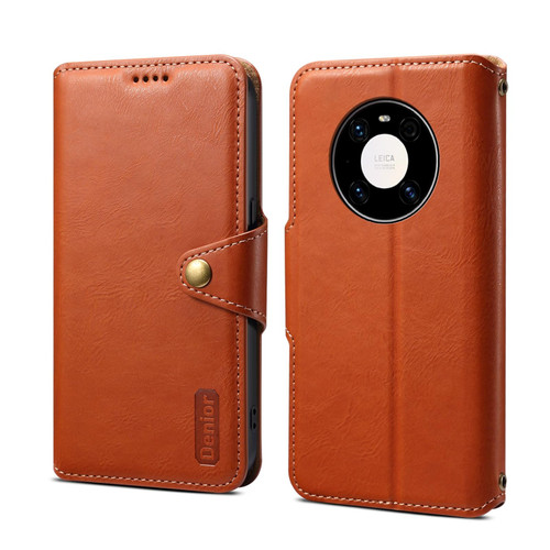 For Huawei Mate 40 Pro Denior Cowhide Texture Wallet Style Leather Phone Case(Brown) For Huawei Mate 40 Pro Denior Cowhide Texture Wallet Style Leather Phone Case(Brown)