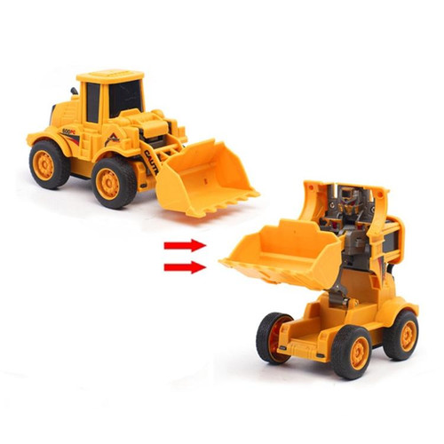 Children Educational Inertial Collision Deformation Engineering Vehicle Toy Model(Bulldozer)