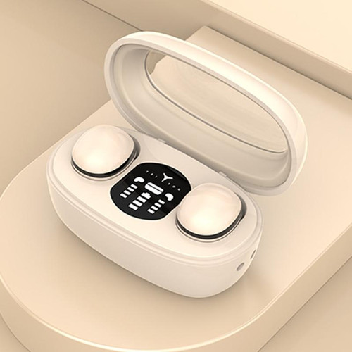 Mini TWS Bluetooth Earphones With Rectangular Bin Noise Reduction Long Life Sleep Wireless Music Earbuds(Skin Color)
