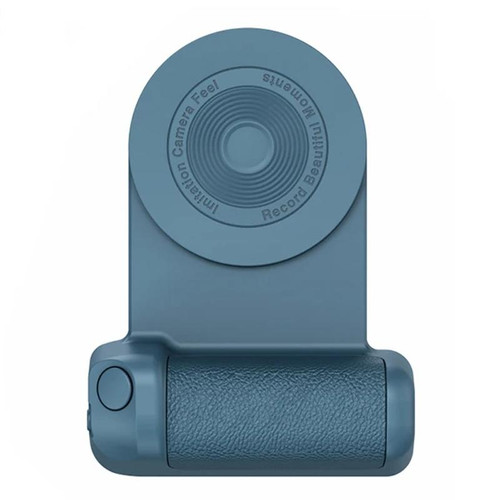 Camera Shape Bluetooth Magnetic Rotating Photo Handle Desktop Stand, Color: Dark Blue Upgraded Model