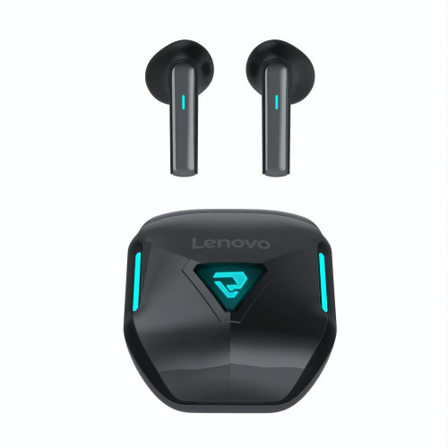 Lenovo TG132 Wireless Bluetooth 5.3 Earphones Sensorless Delay Ultra Long Life Sports Music Game Gaming Use(Black)