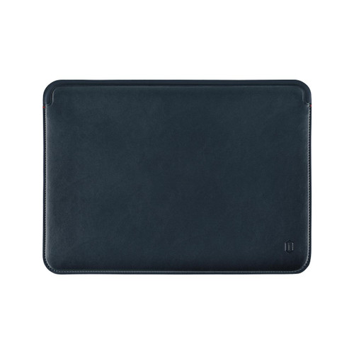 For MacBook Air 13.6 inch 2022 WiWU Skin Pro Platinum Ultra Slim Leather Laptop Bag(Blue)