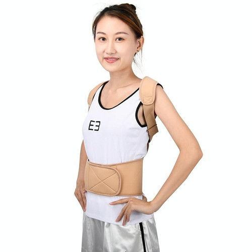 Adult Back Posture Correction Belt Kyphosis Correction Body Restraint Belt, Specification: S(Complexion)